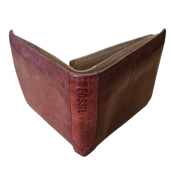 Fossil Brown Leather Wallet - Picture 1 of 5